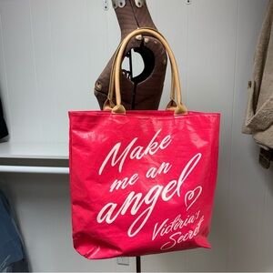 Victoria's Secret 'Make Me An Angel' Large Weekender Tote Bag Bright Pink